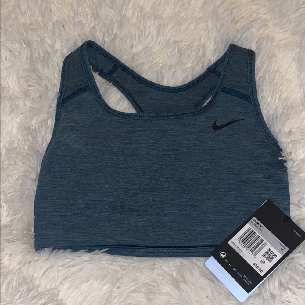 Blue Nike Sports Bra